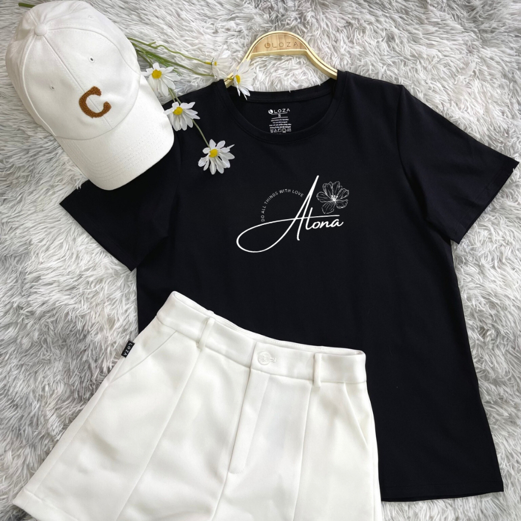 [Form Vừa] Áo phông nữ form vừa in hình - Áo phông nữ Loza G0291_thumbnail_4