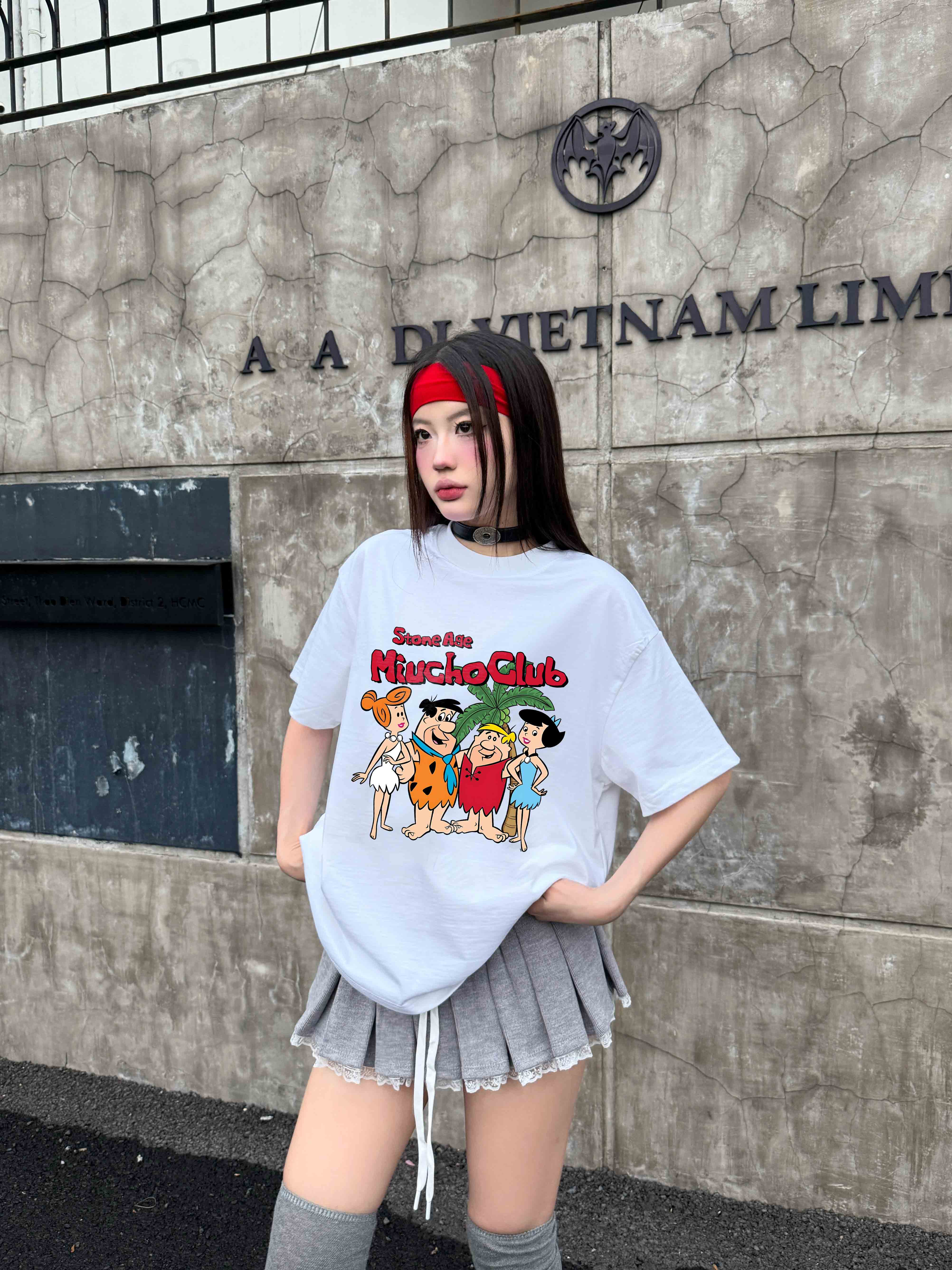 Áo thun boxy cotton 2 chiều AXD2418 Miucho tay ngắn cổ tròn phong cách cổ điển_thumbnail_6