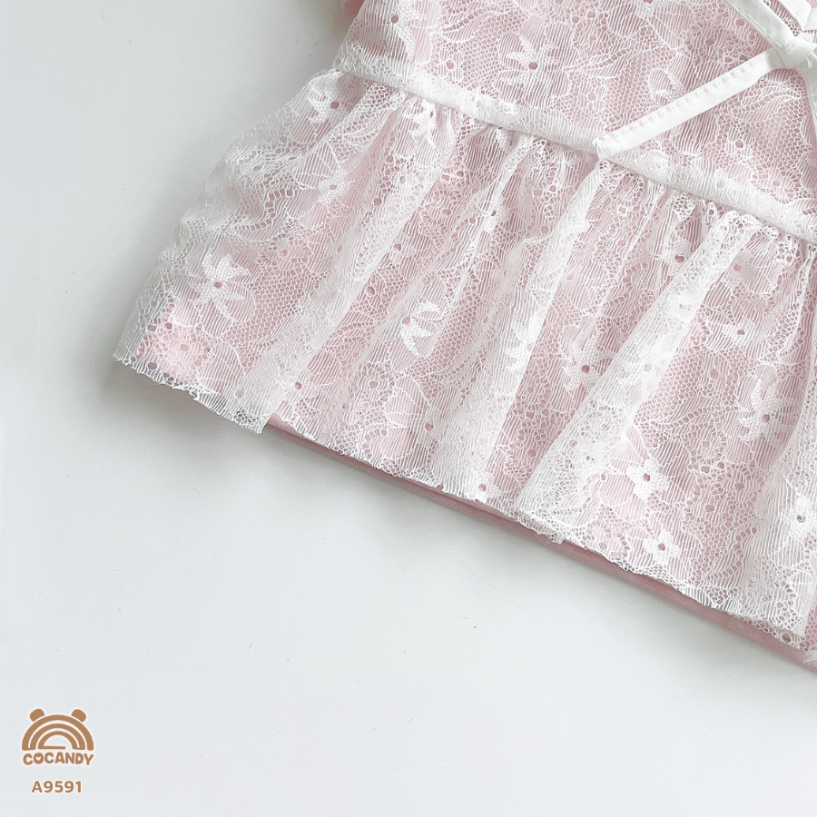 Áo cộc HỒNG giả yếm ren trắng_thumbnail_3