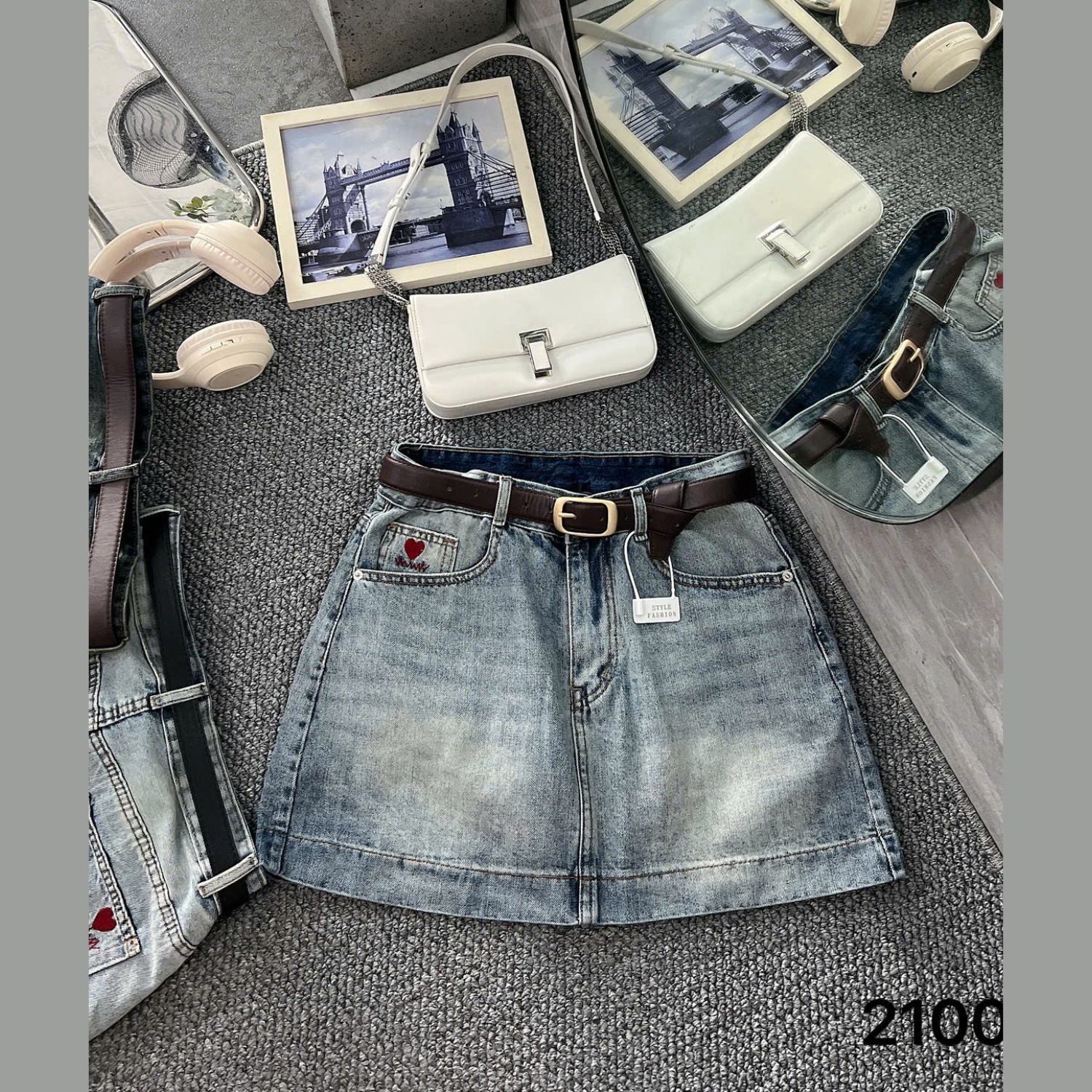 Chân váy dáng A thêu trái tim bigsize JV2100 dành cho nàng béo mập từ 55-90kg_thumbnail_15