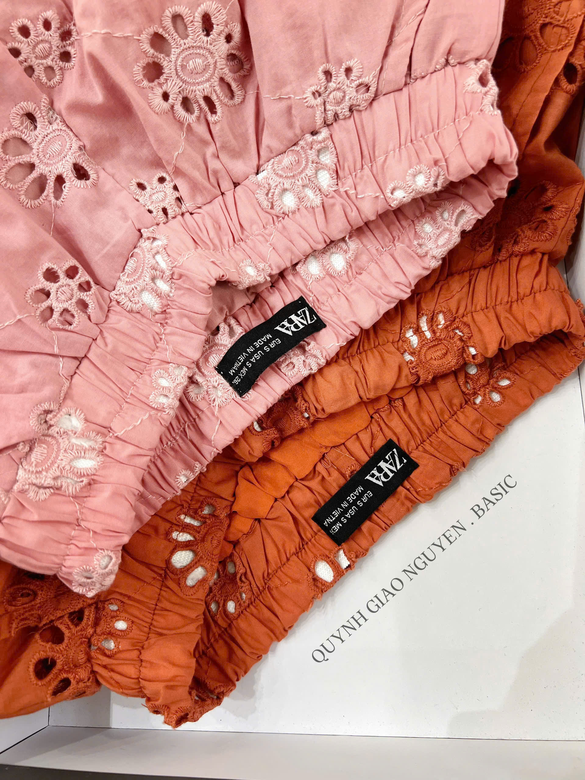 Set sơ mi đục lỗ ZÁ RÀ ( CAM ĐẤT )_thumbnail_3