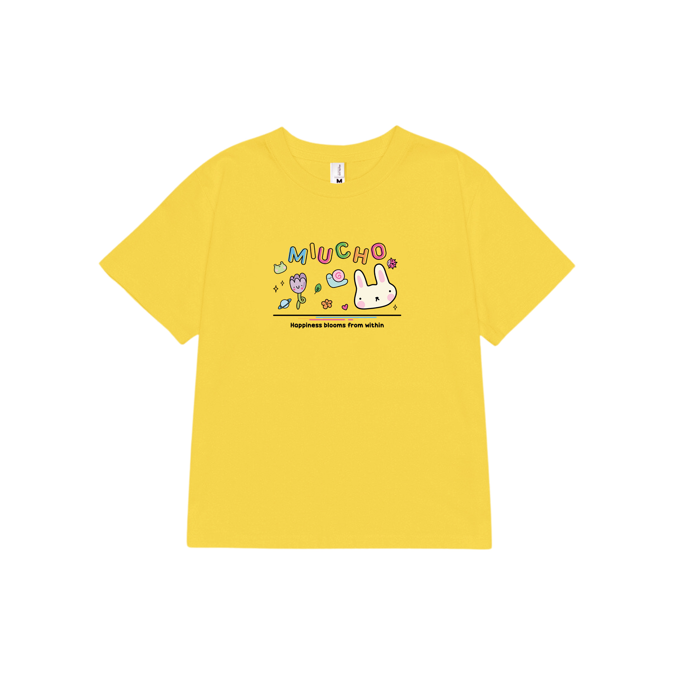 Áo baby tee ôm chất vải cotton co giãn 4 chiều thoáng mát ABD1691 Miucho in mix