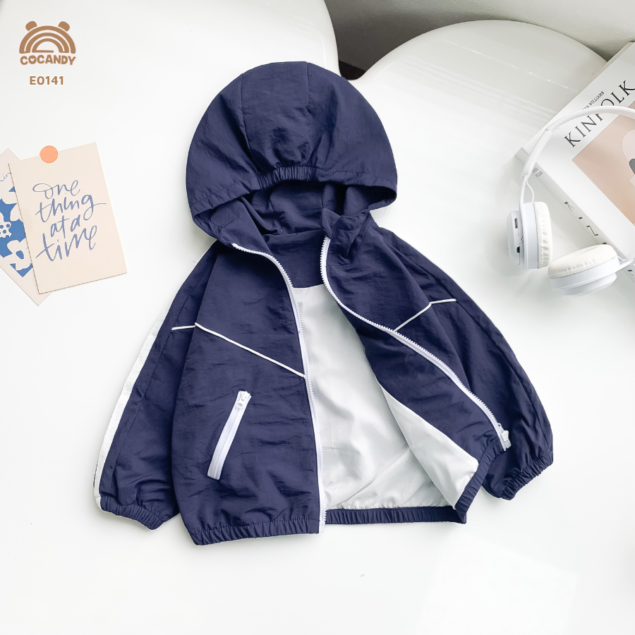 Áo khoác gió XANH THAN 2line be_thumbnail_3