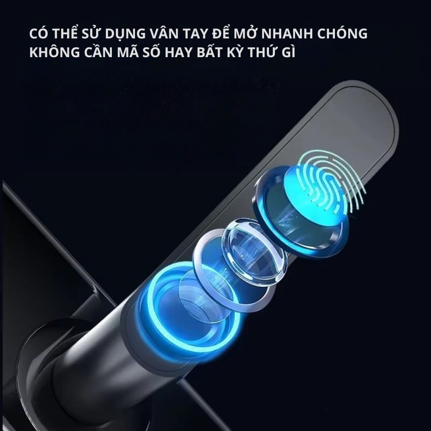 Khóa Cửa Thông Minh Kachi MK40 – Mở Khóa App Tuya + Vân tay + Chìa khóa + Thẻ từ + Mã số_thumbnail_5
