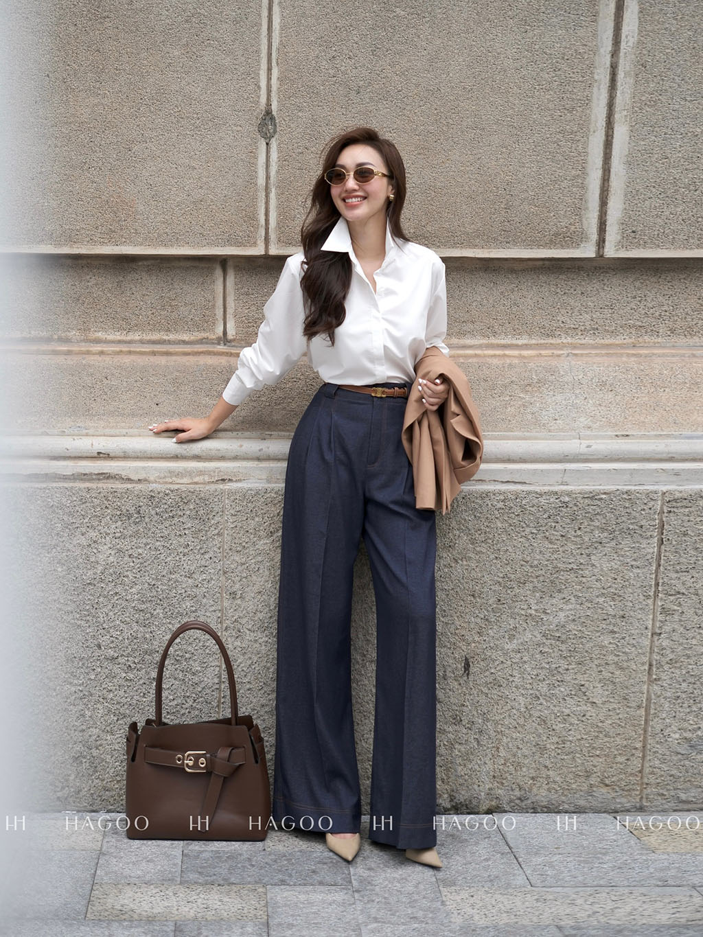 Áo sơ mi Basic HAGOO_thumbnail_3