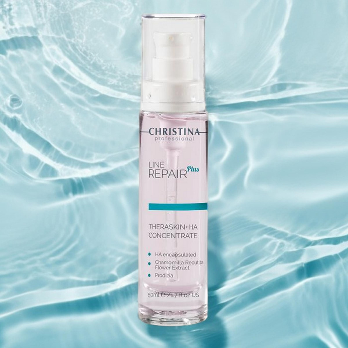 Serum Cấp Nước Trẻ Hóa và Phục Hồi Da Christina Line Repair Theraskin+HA Concentrate 50ml 