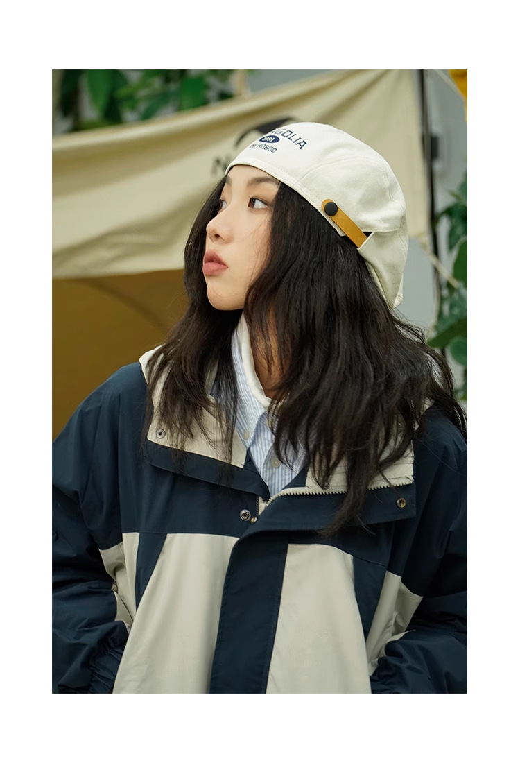 Mũ Beret Mongolia vải Cotton Kaki HZ2433_thumbnail_17