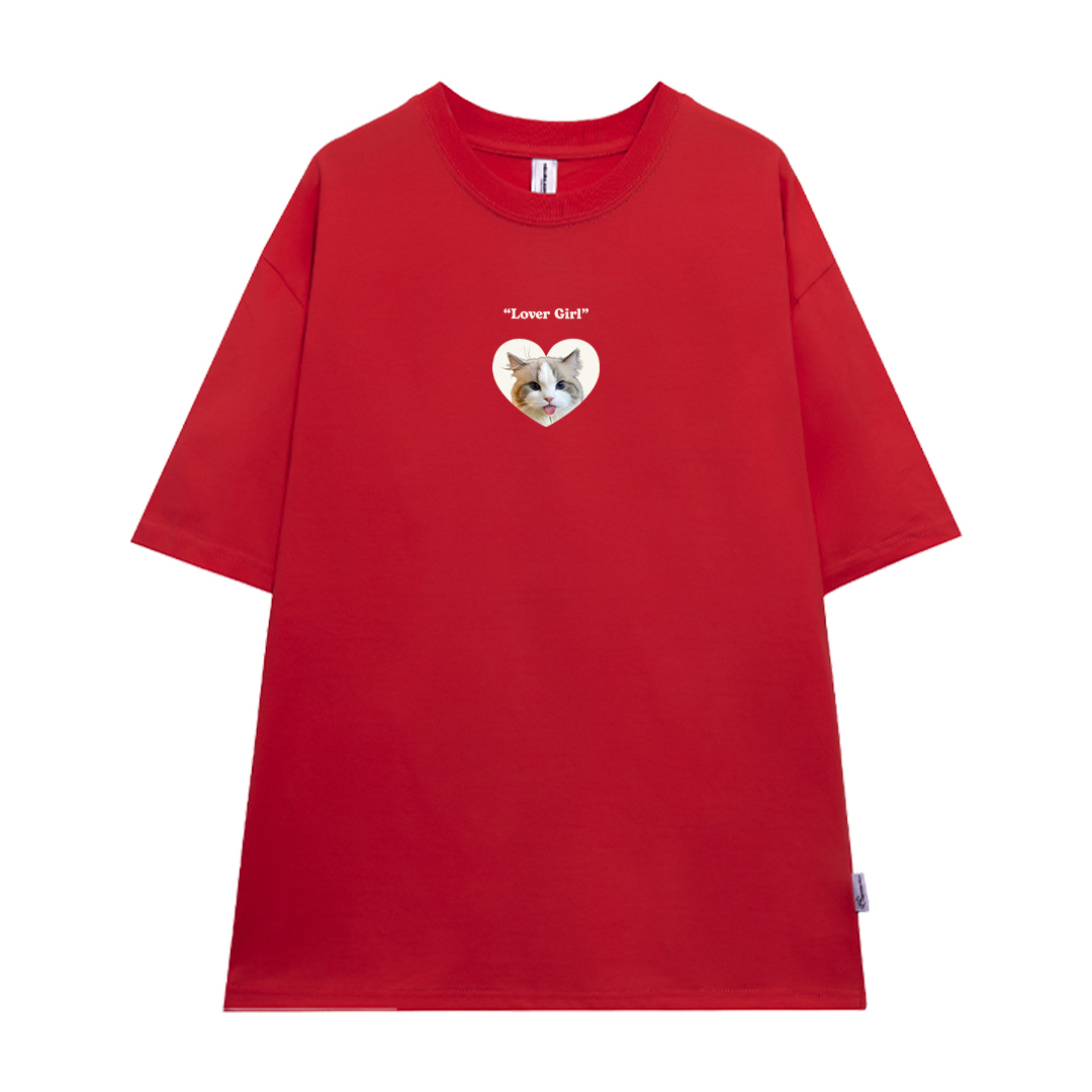 Áo thun cặp nam nữ LOVER form rộng 1956 Miucho cổ tròn vải 4c cotton 220gsm thoáng mát in mix_thumbnail_7