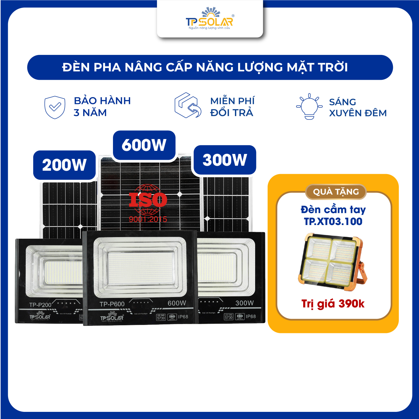 Đèn pha 1 chóa bản nâng cấp led 5054 năng lượng mặt trời TP.DP11_thumbnail_7