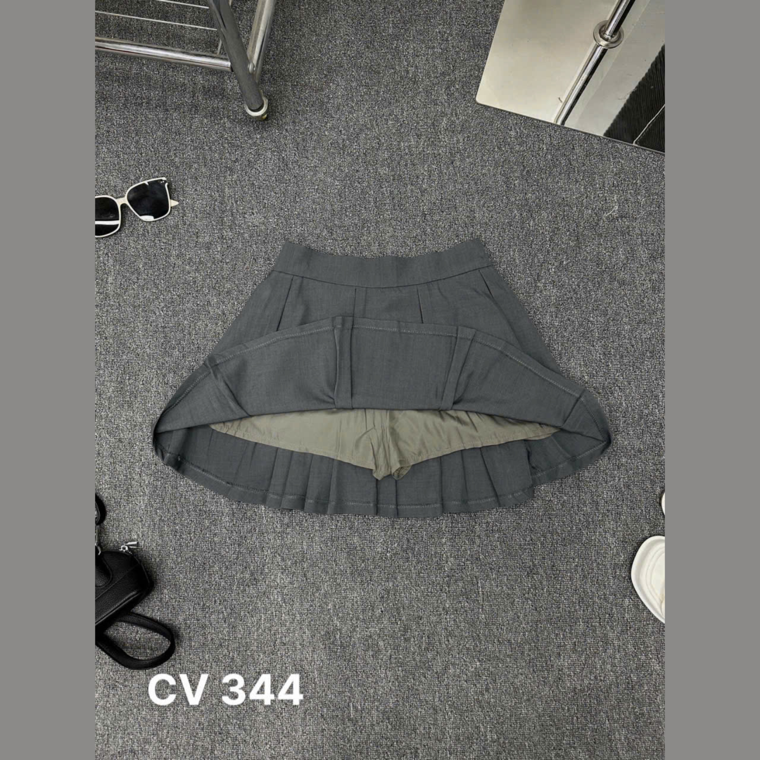 Chân váy ngắn xếp ly kiểu bigsize CV344 dành cho nàng béo mập từ 55-90kg_thumbnail_8