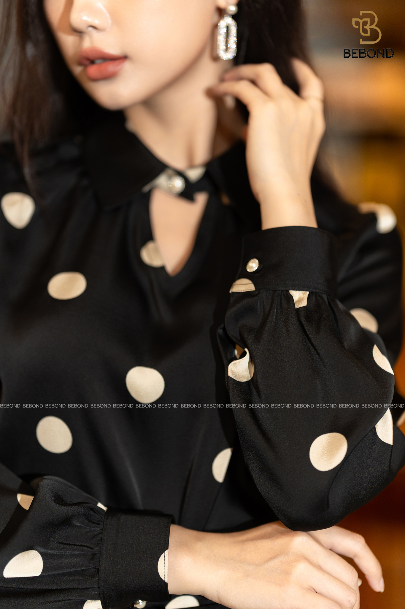 ÁO SƠ MI CHẤM BI MARIS_thumbnail_1