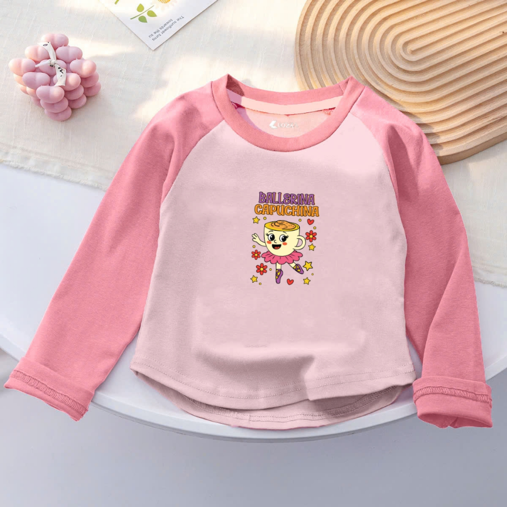 Áo Thu - Đông cho bé gái  in hình Tralalero Tralala, Ballerina Capucina  - Loza Kids AD002_thumbnail_5