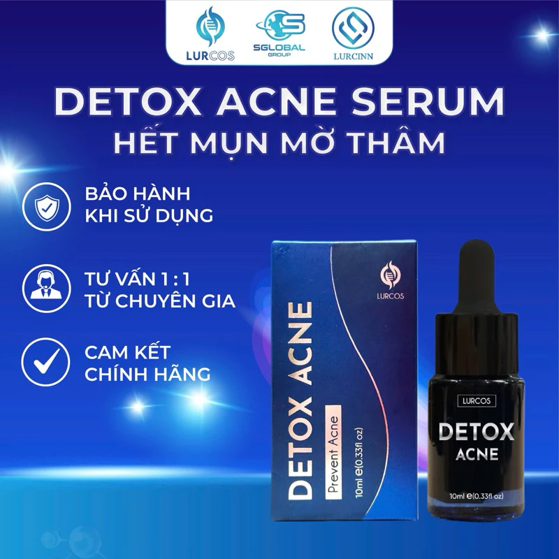 Serum mụn Lurcinn Detox Acne 10ml