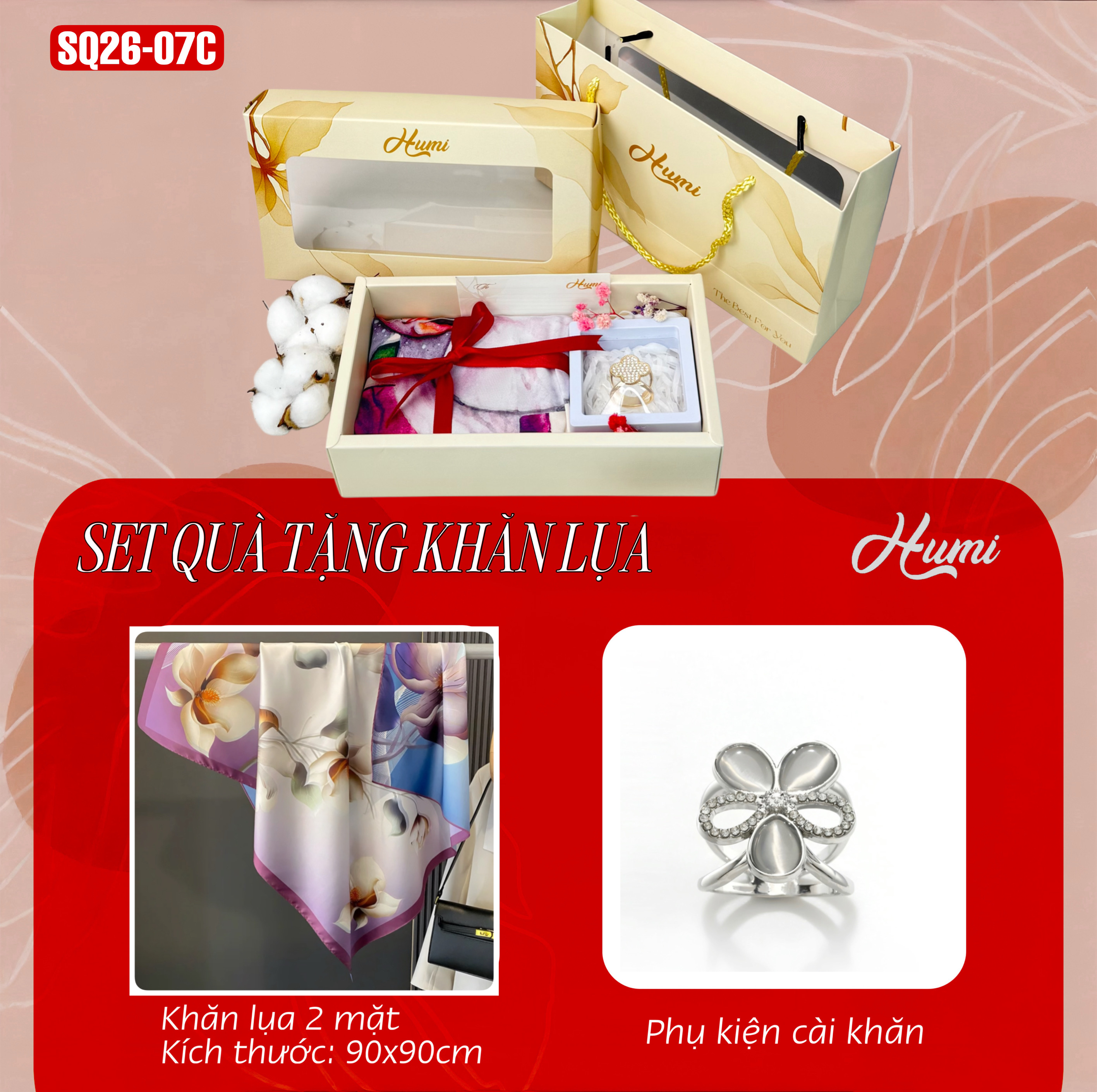 SET QUÀ KHĂN 90 (SQ26-07C)