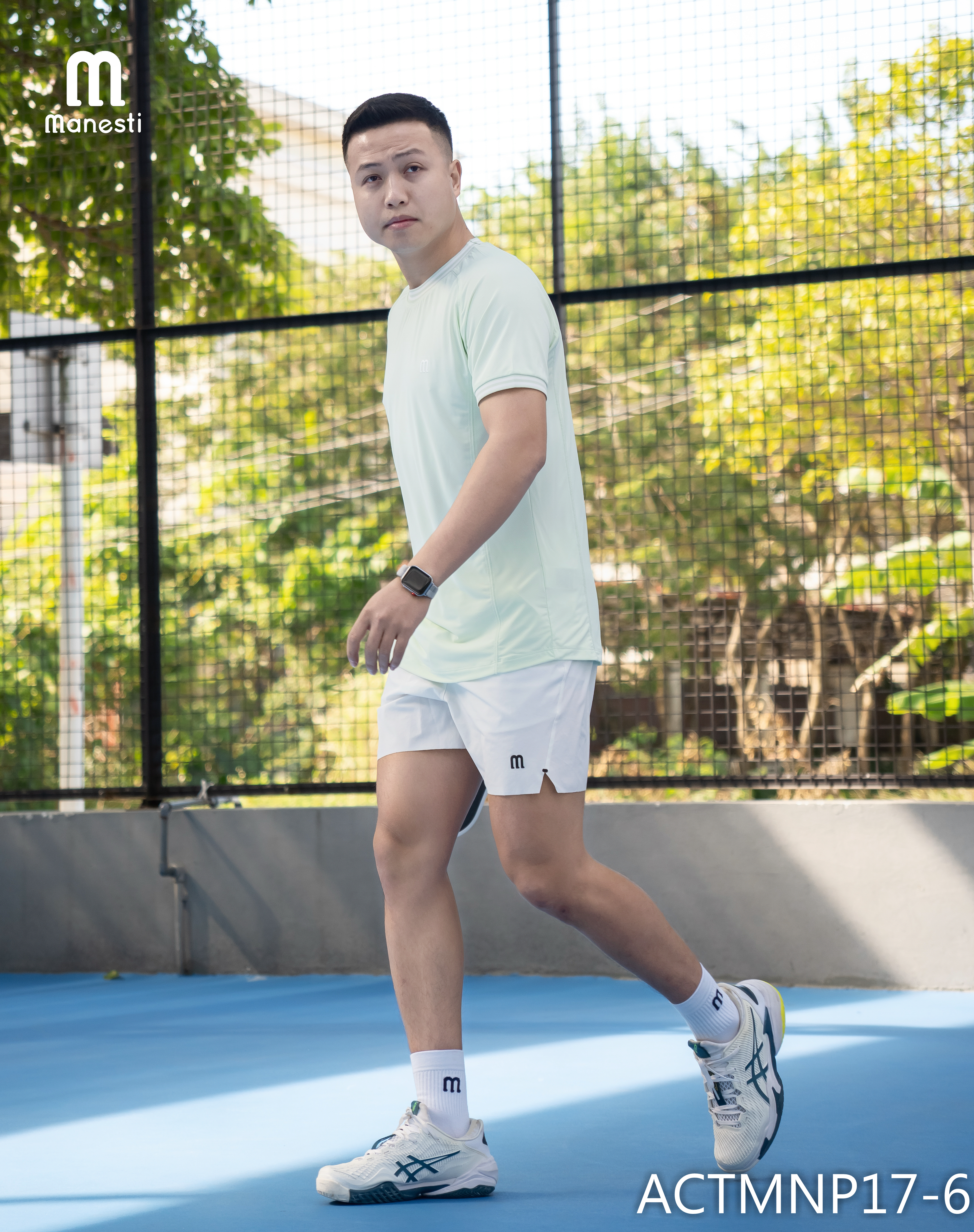 Áo thun thể thao nam chơi Pickleball/Tennis AirMesh Manesti_thumbnail_29