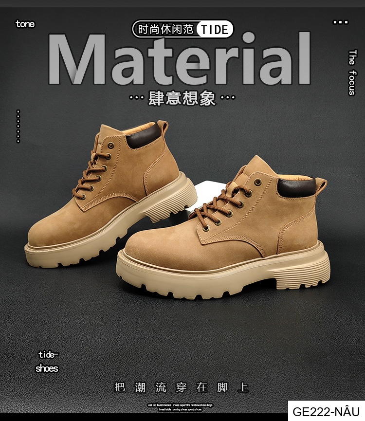 GE222 - Bốt Martin da thật cho Nam, Giày mẫu mới mùa thu, Bốt Da thường ngày Da bò lớp đầu, bốt ngoài trời dễ phối phong cách Anh, nam_thumbnail_6