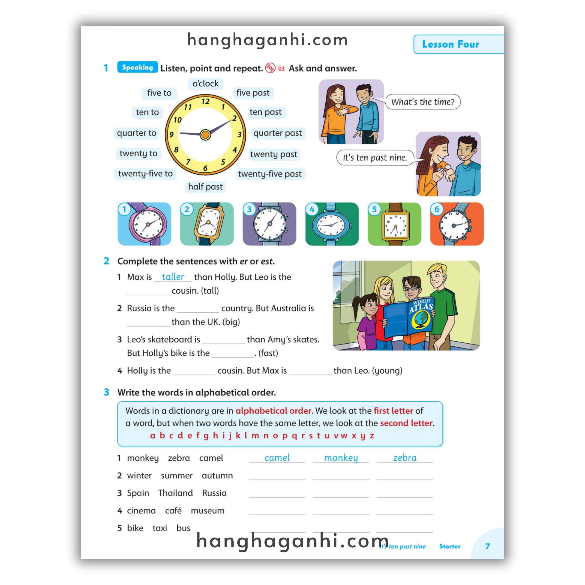 Bộ sách Family and Friends Level 4 (2nd , Student book và Work book) – Tặng kèm file nghe_thumbnail_13