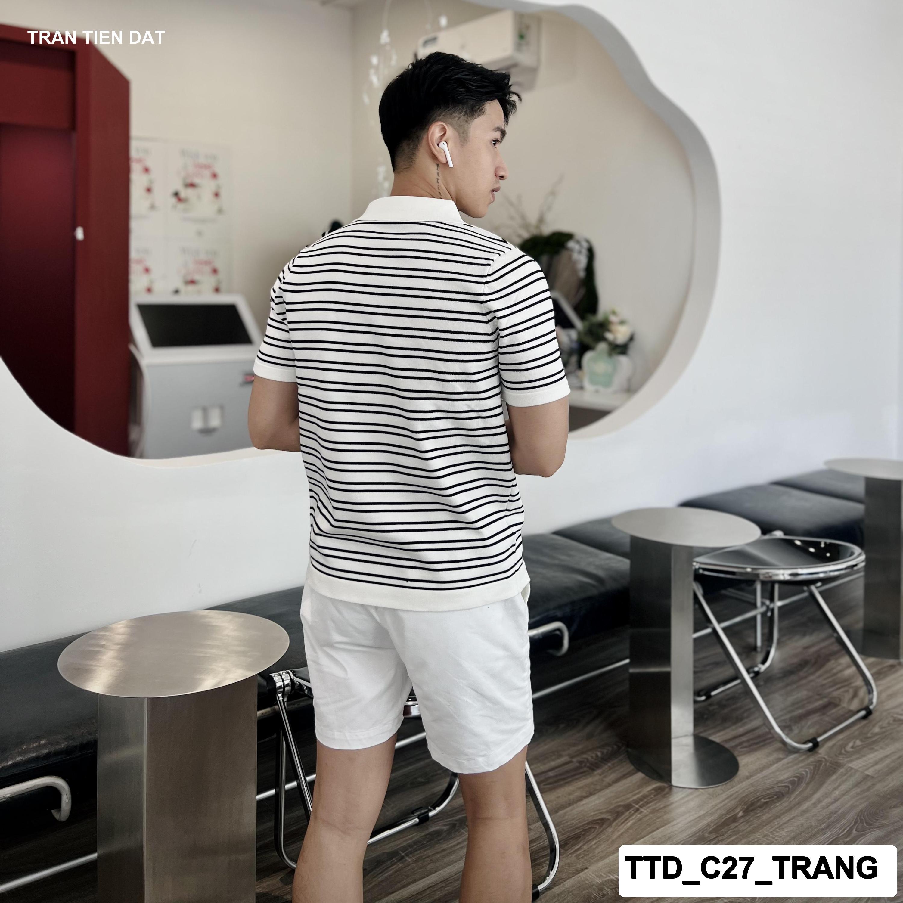 TTD_C27 - Áo polo dệt kim 2 sọc cho nam C27_thumbnail_6