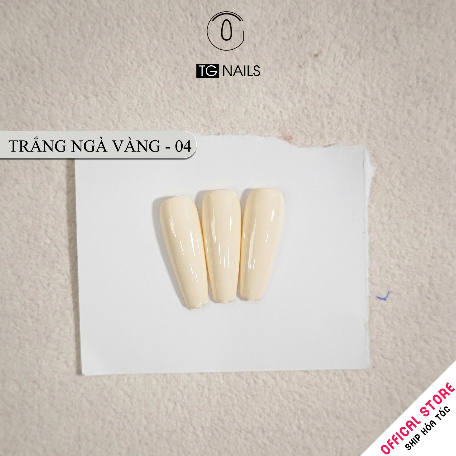 Sơn gel trắng TG cao cấp cọ tròn chai 15ml_thumbnail_4