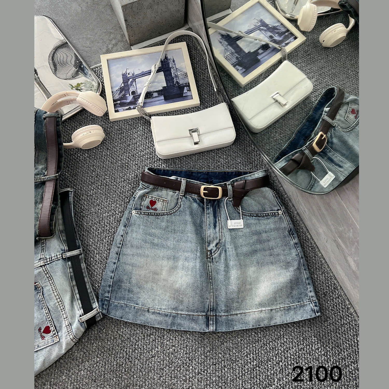 Chân váy dáng A thêu trái tim bigsize JV2100 dành cho nàng béo mập từ 55-90kg_thumbnail_19