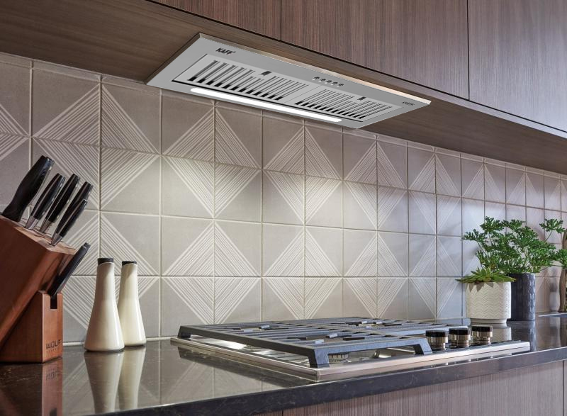 Máy hút mùi Kaff KF-BI70H - Khử mùi bằng than hoạt tính và ống thoát ra ngoài D150