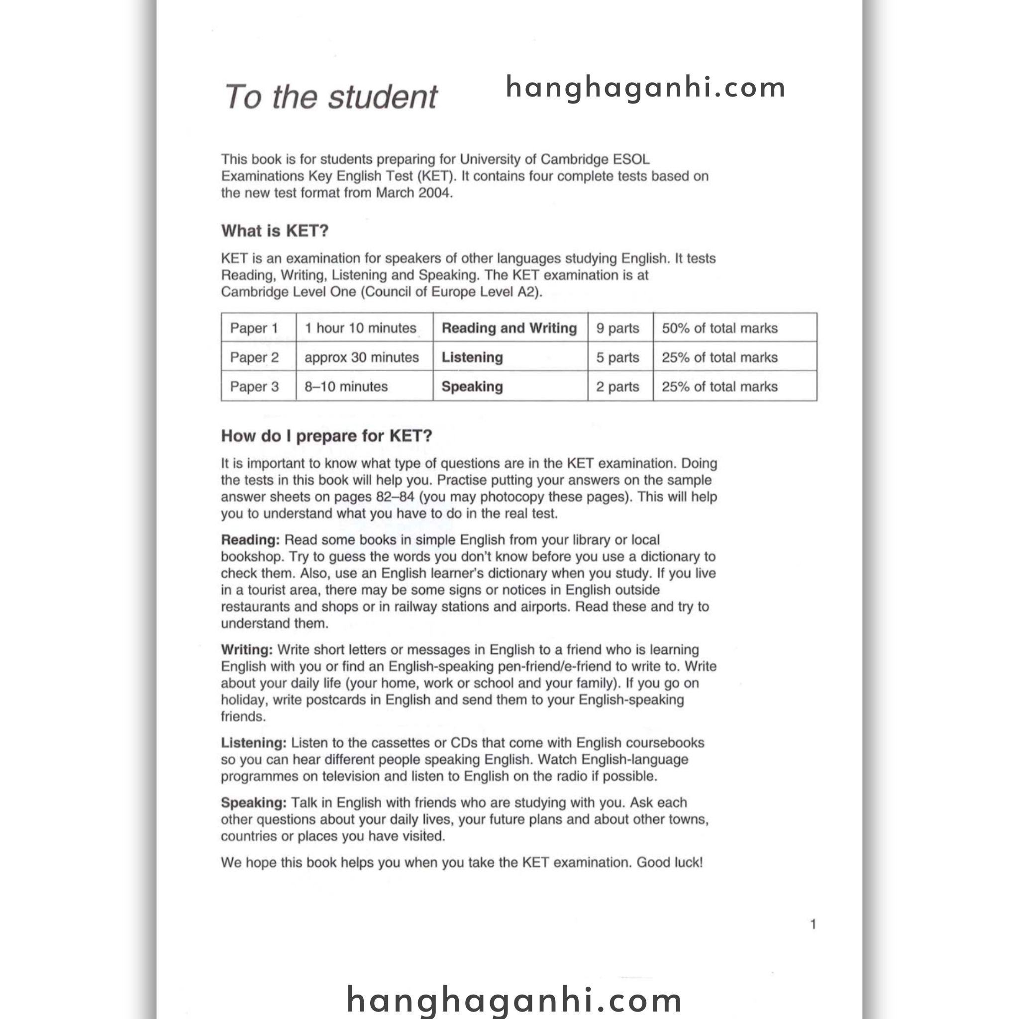 Sách Cambridge Key English Test (Ket) 2 With Answers_thumbnail_5