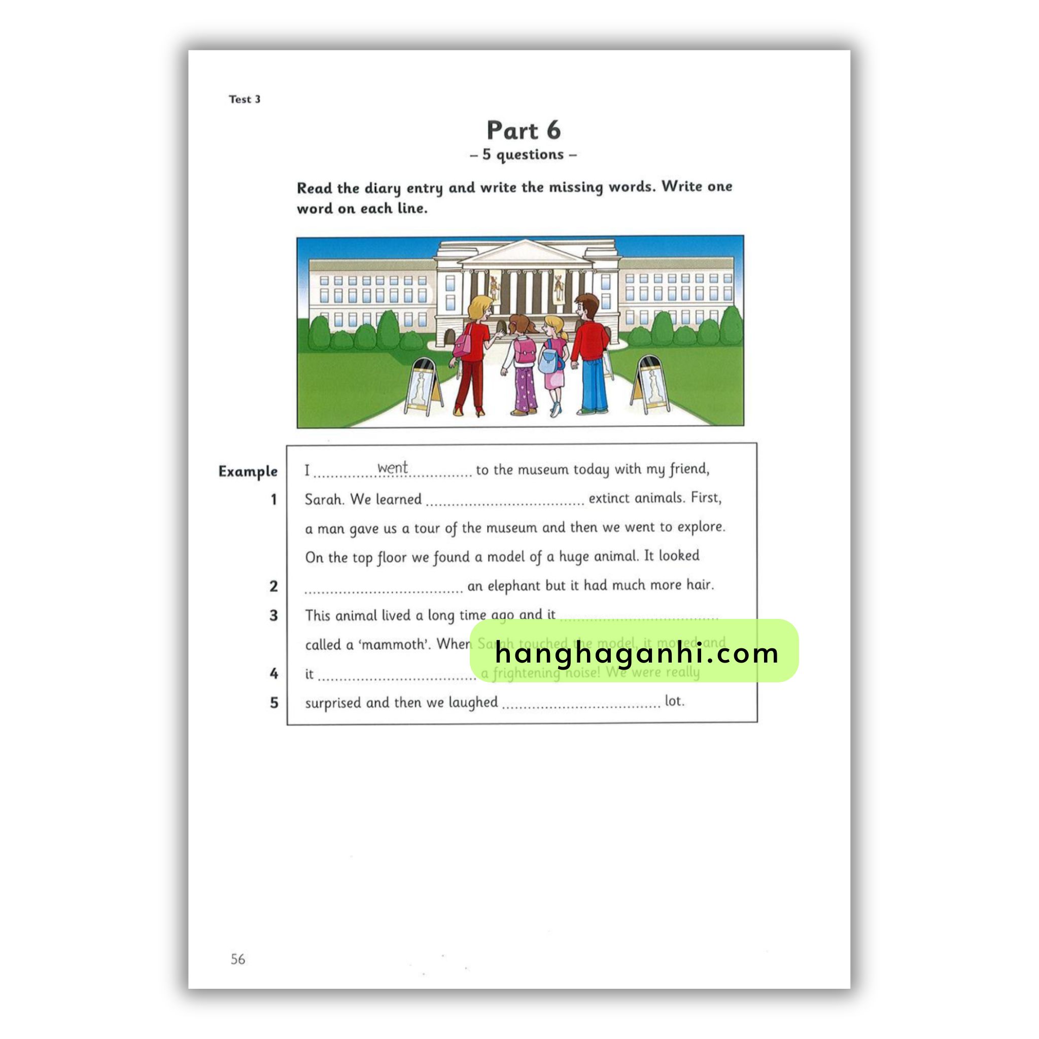 Cambridge English Flyers - Bộ đề 4 cuốn bản mới nhất 2018-2020 Kèm file nghe và đáp án_thumbnail_16