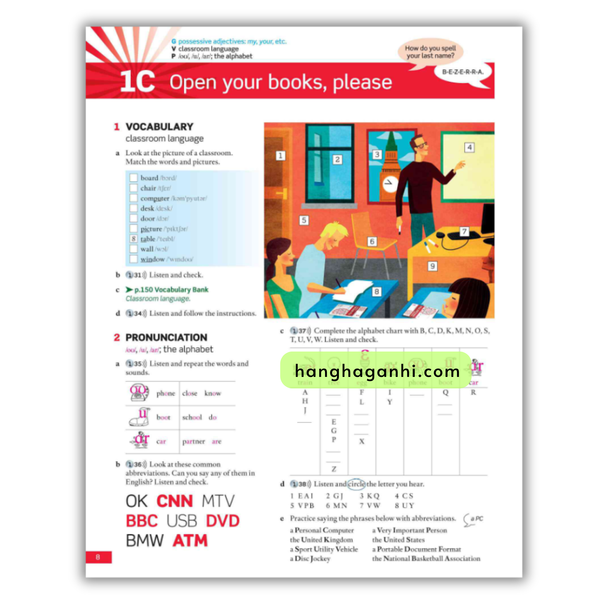 American English File 1 Student Book (Second Edition)_thumbnail_8