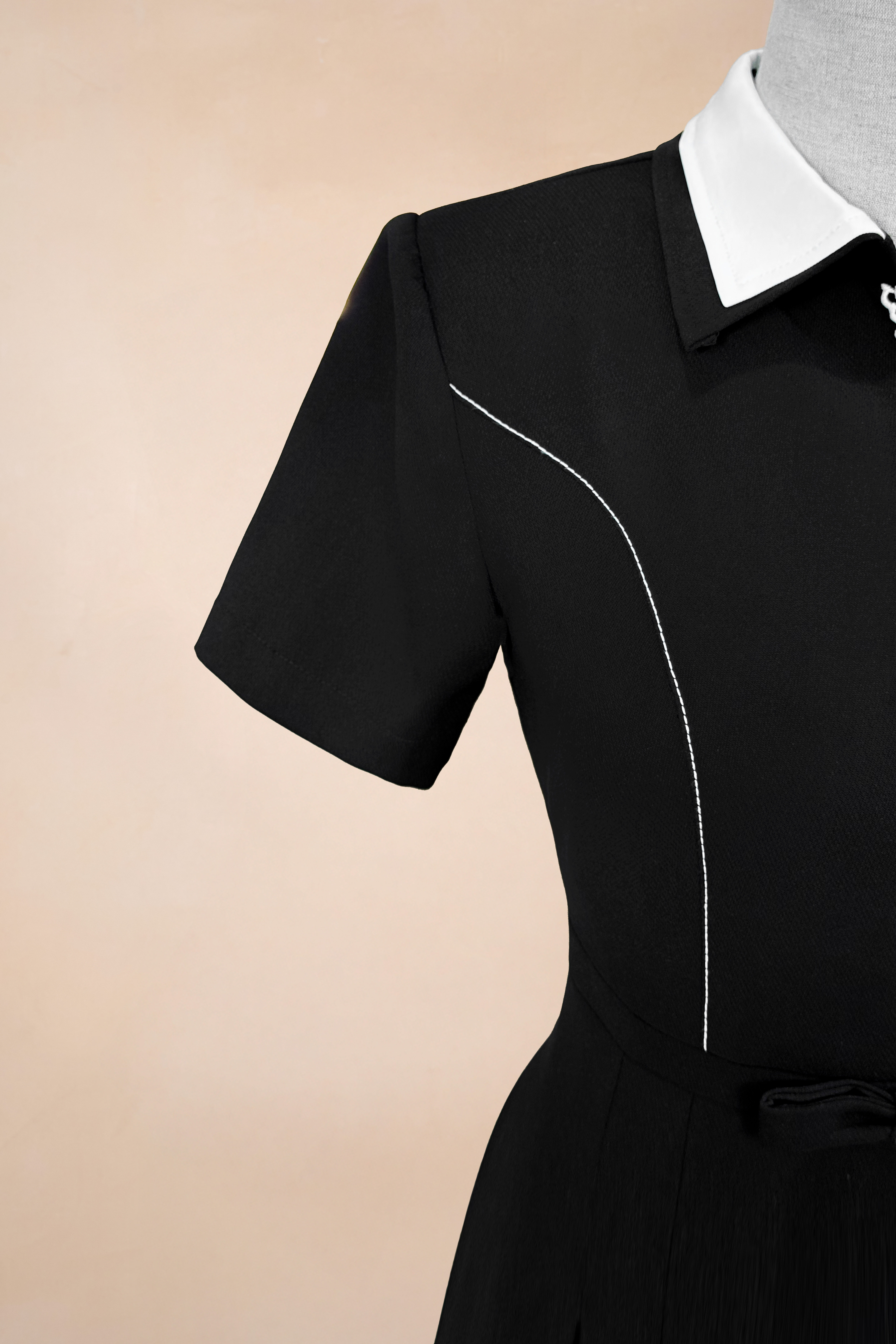 Đầm Xòe Khóa Ngực Viền Ren TT_thumbnail_2