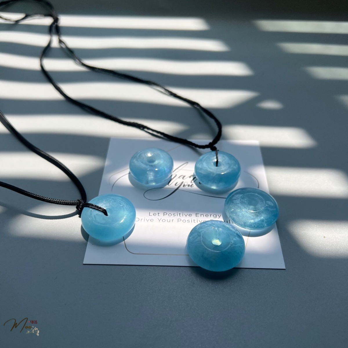 D251 - Dây chuyền đồng điếu đá tự nhiên mix dây dù_thumbnail_3