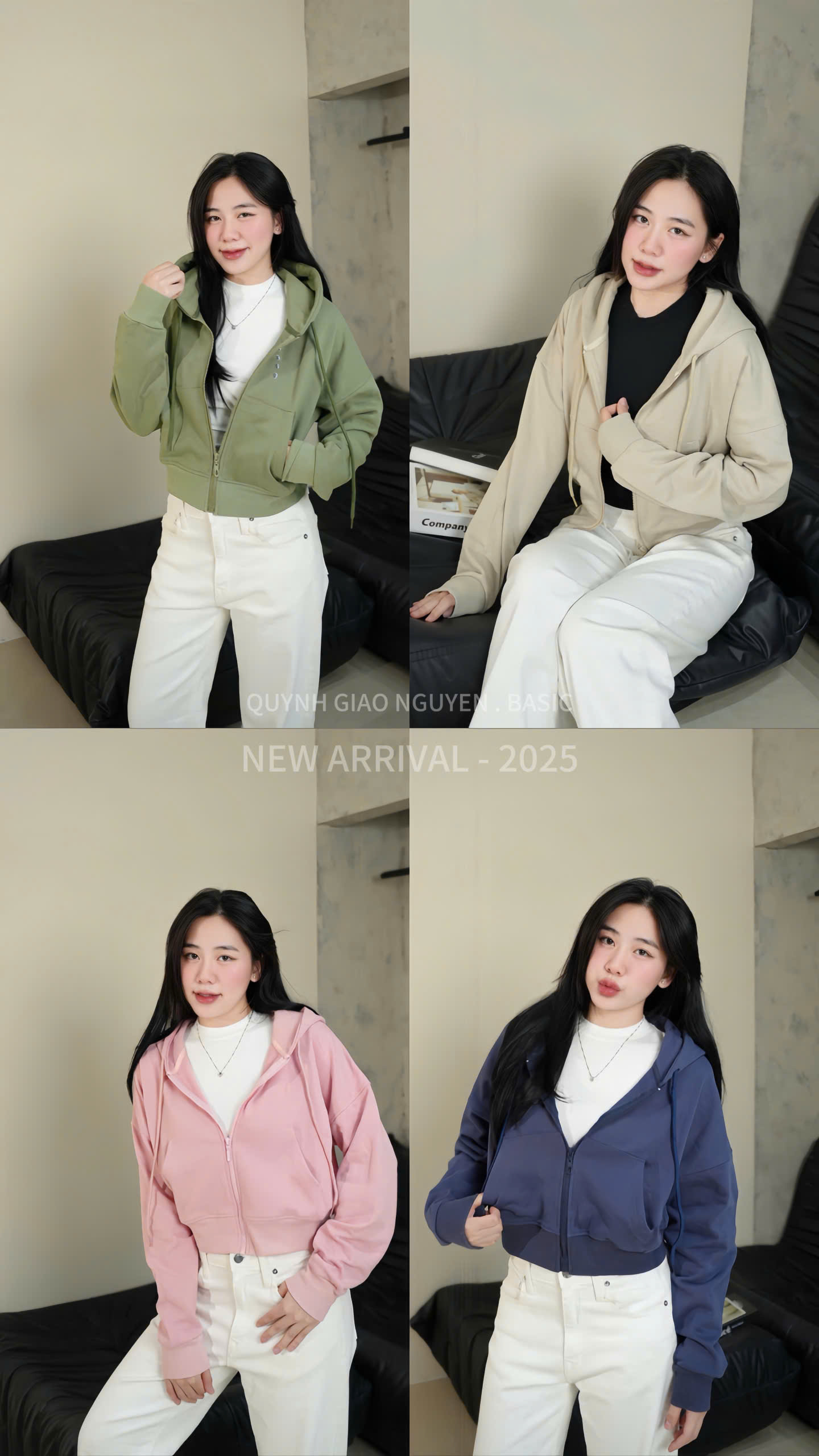 Áo khoác nỉ Uni ( RÊU )_thumbnail_4