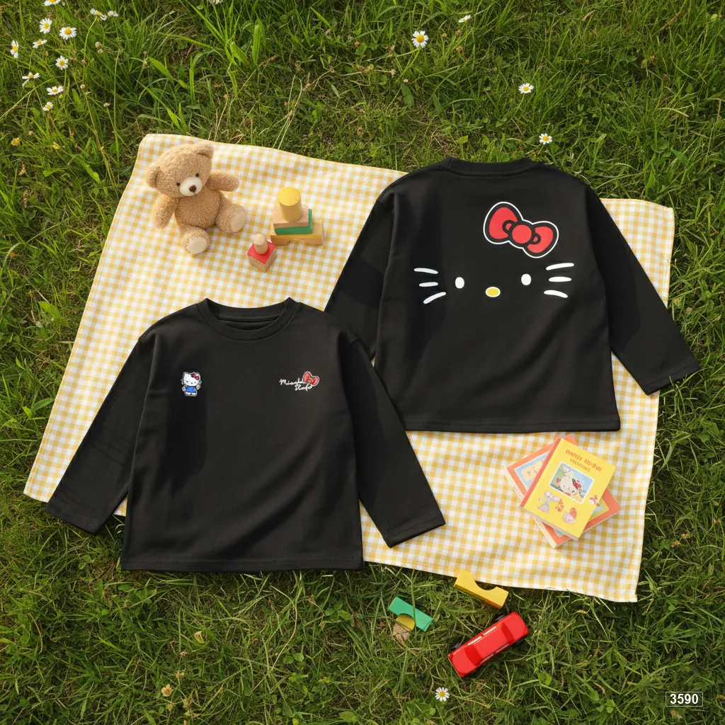 Áo thun trẻ em form rộng tay dài vải cotton thoáng mát Kado 3590_thumbnail_6