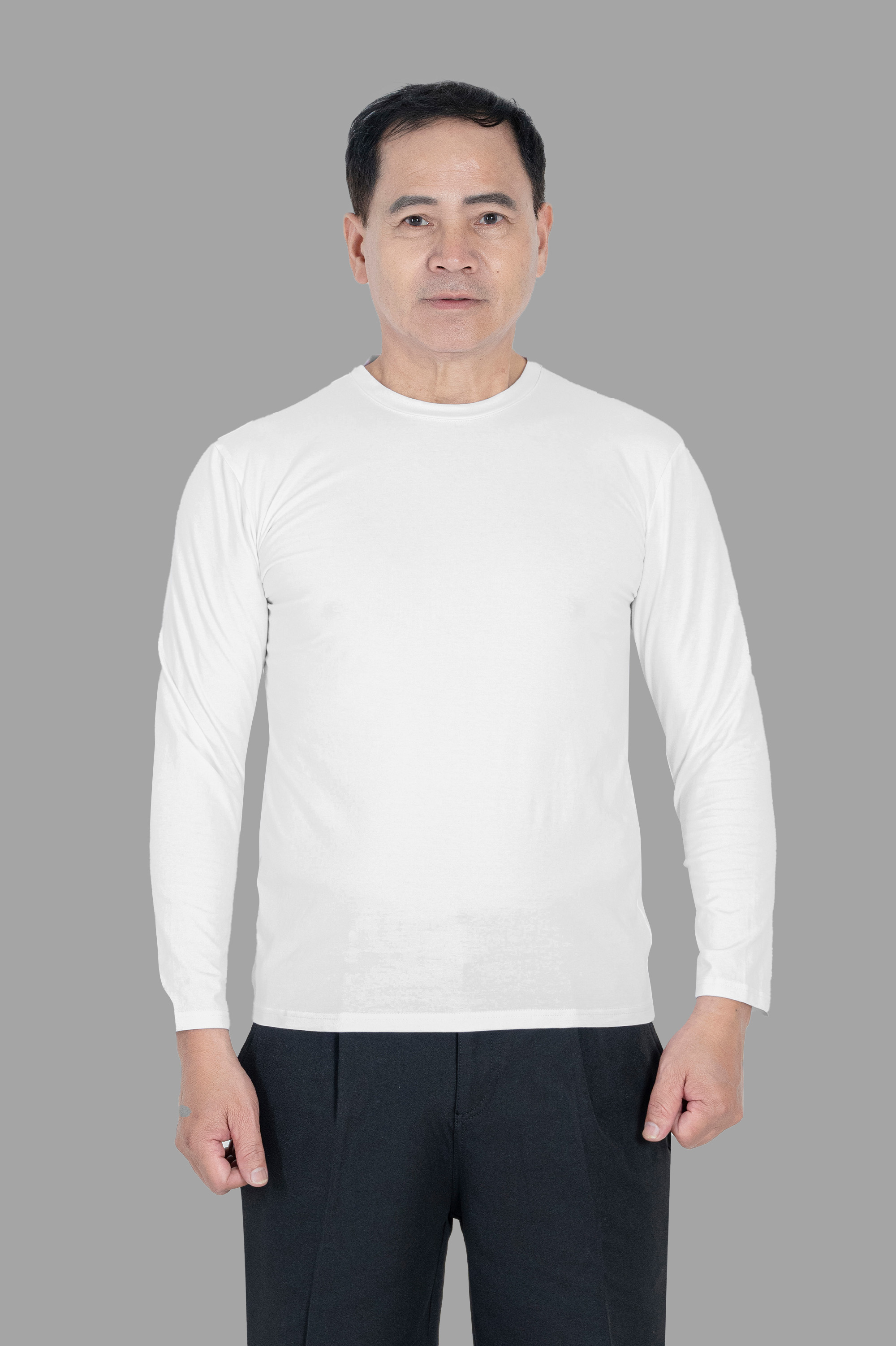 Áo Thun Dài Tay Cổ Tròn Trung Niên ANCHI Chất Liệu Cotton_thumbnail_18