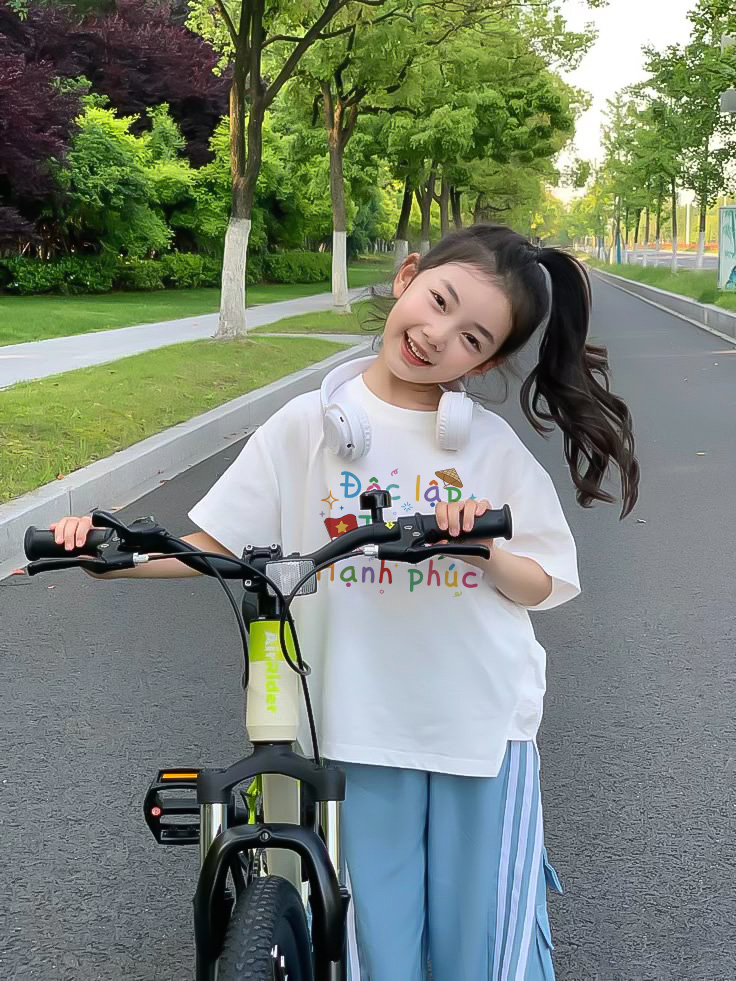 Áo thun Việt Nam tôi yêu cho bé gái form rộng 2164 Miucho Kid vải cotton thoáng mát co giãn in mix_thumbnail_4