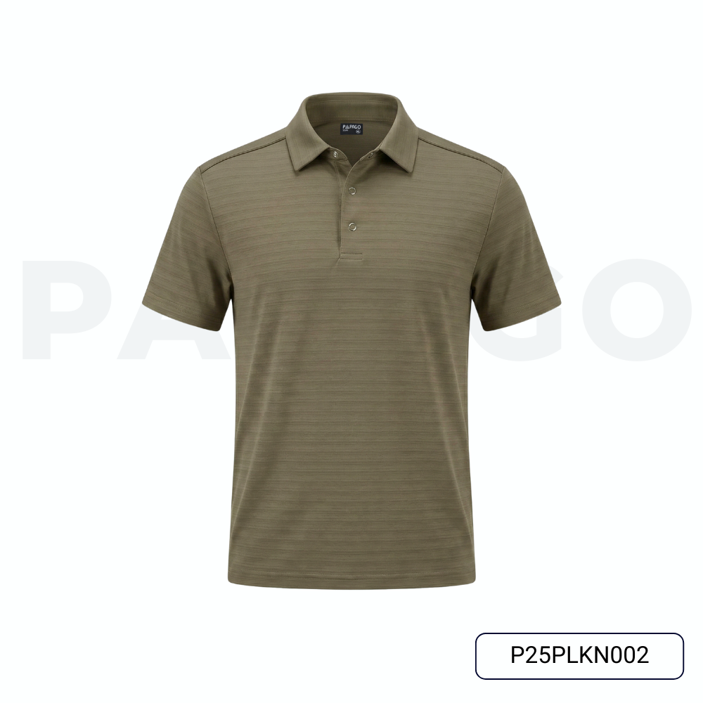 Áo polo PAPAGO cổ sơ mi ép cao cấp, polo trung niên sang trọng form rộng thoải mái - P25PLKN002_thumbnail_12