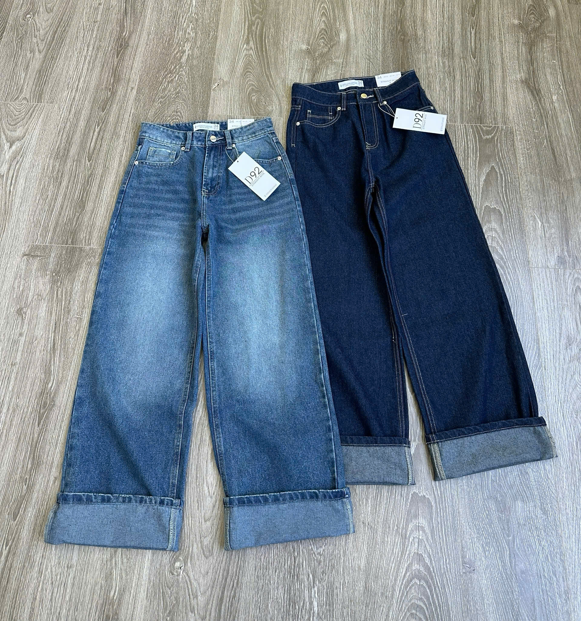 Q283 QUẦN JEAN SUÔNG 2 MÀU