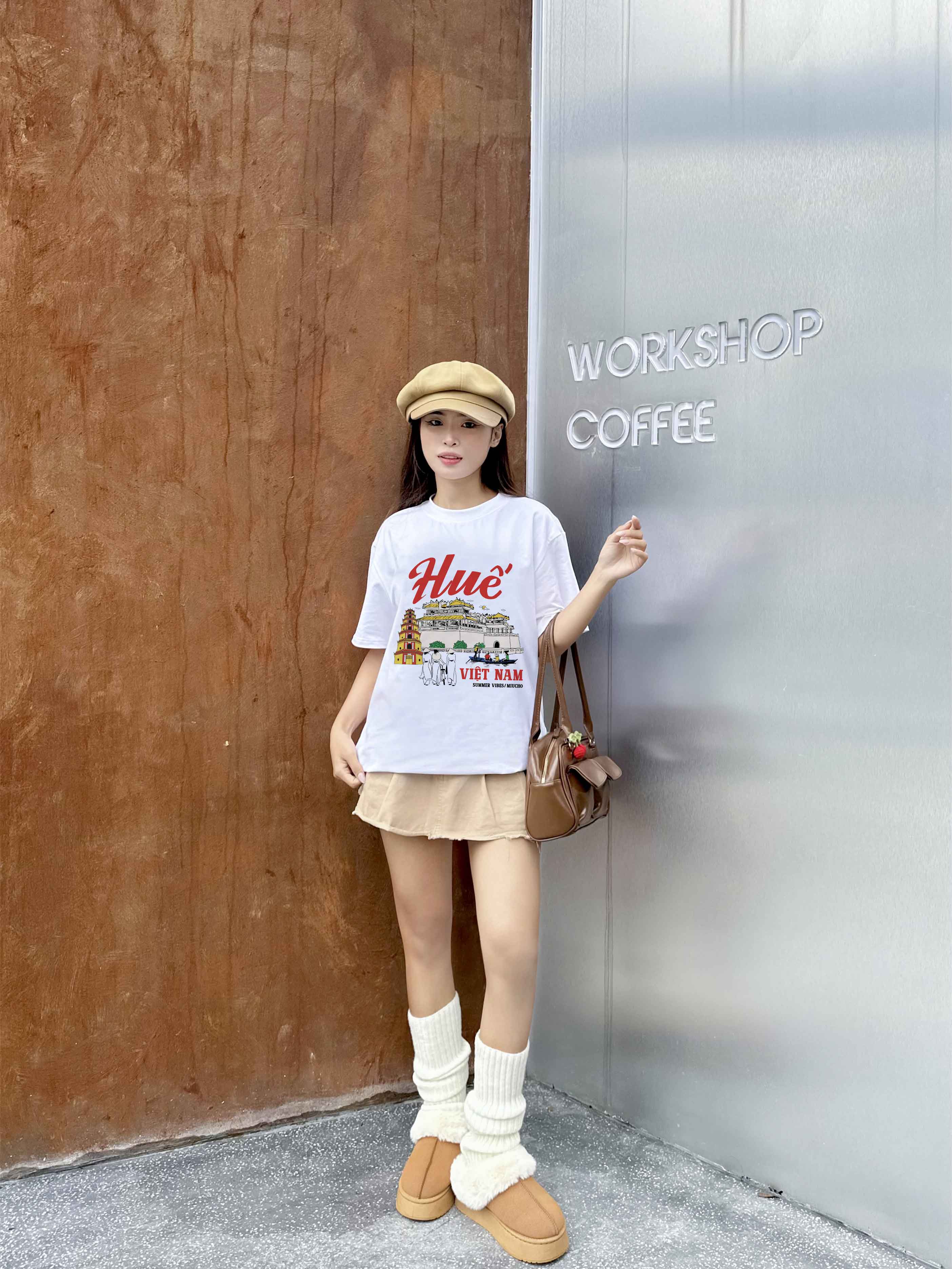 Áo thun du lịch Huế ATD1265 Miucho vải cotton thoáng mát in mix_thumbnail_4