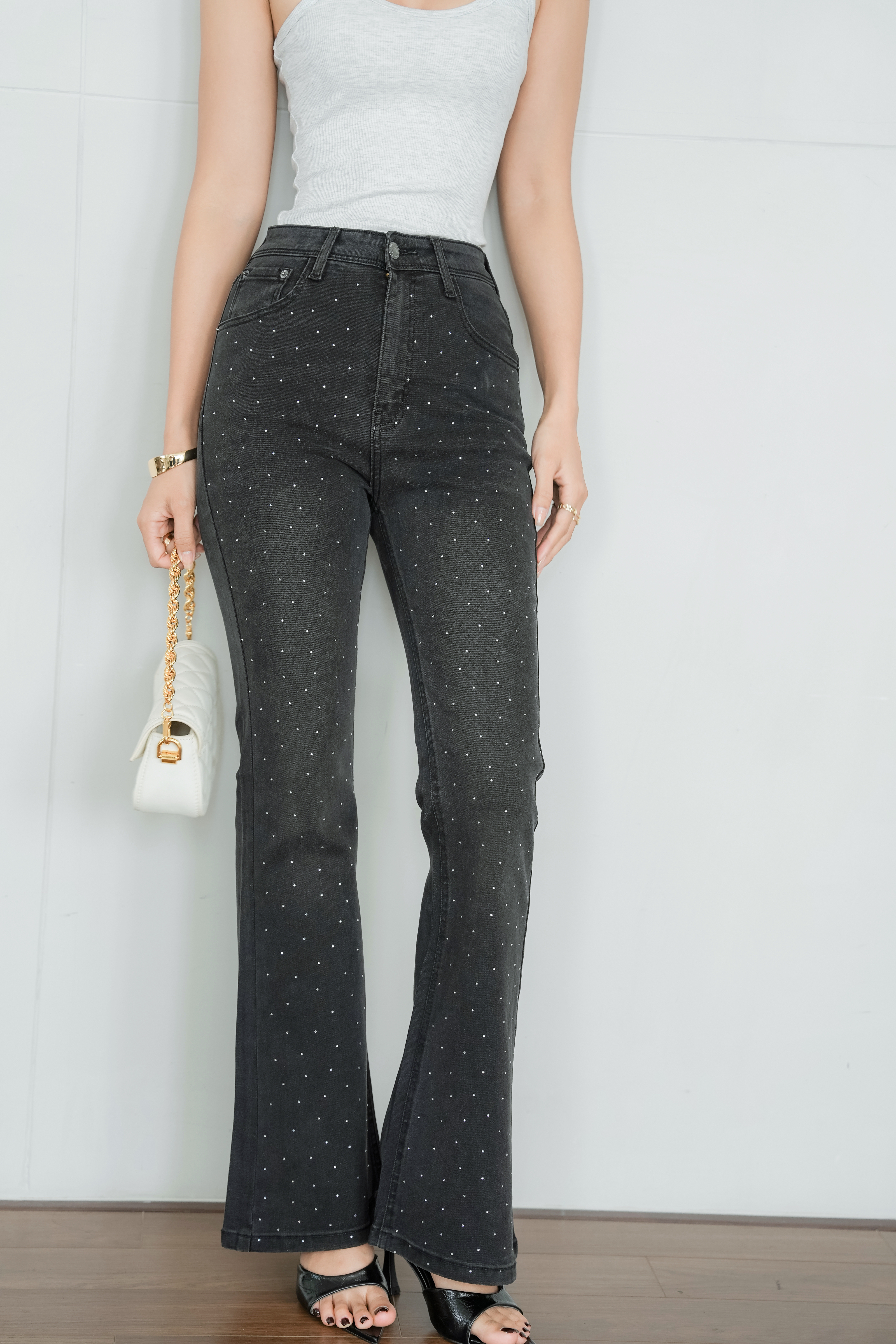 [GUTOU] Quần Jean Bass Đính Đá Crystal_thumbnail_7