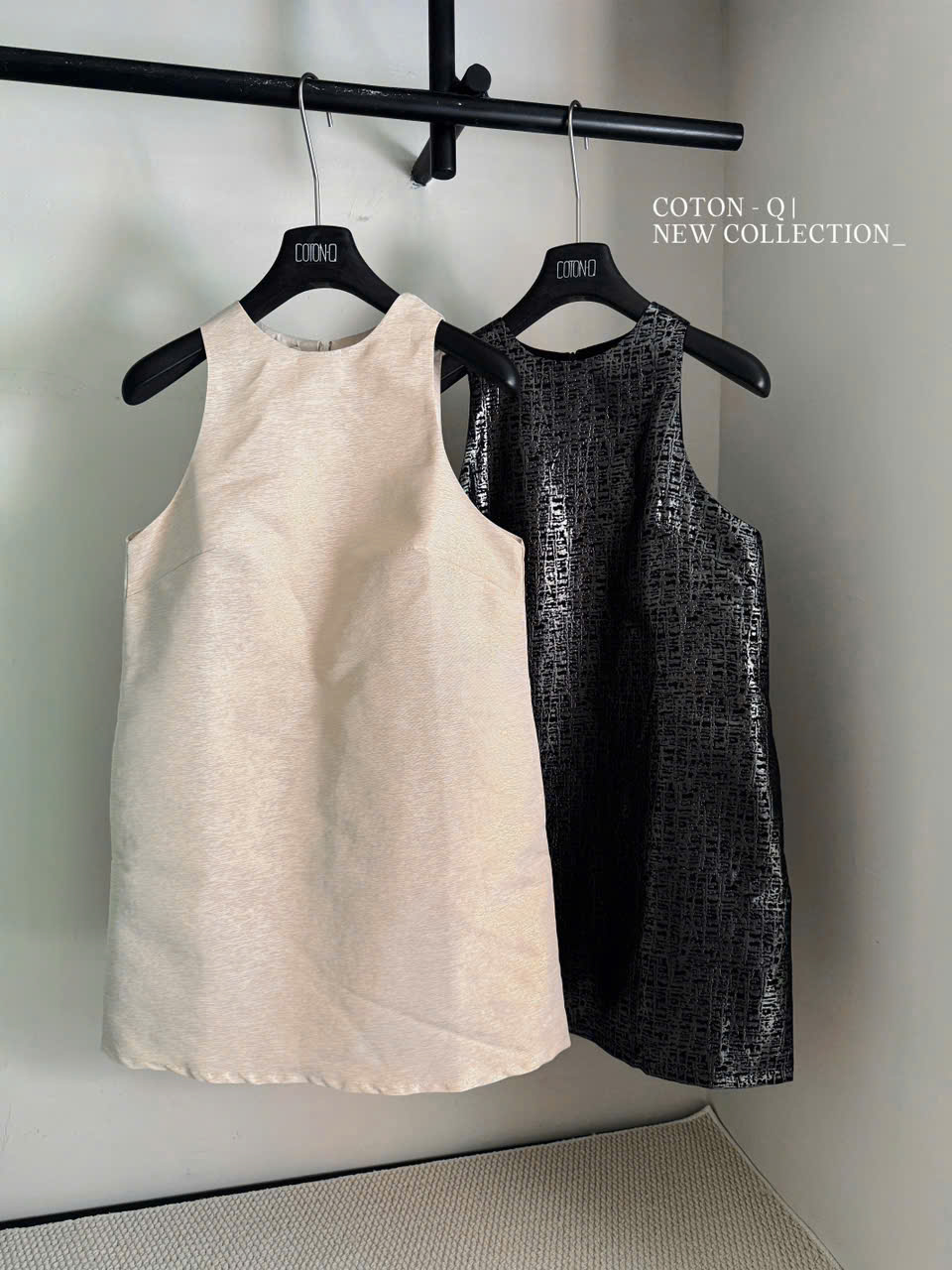 HV6 Đầm suông ( ĐEN )