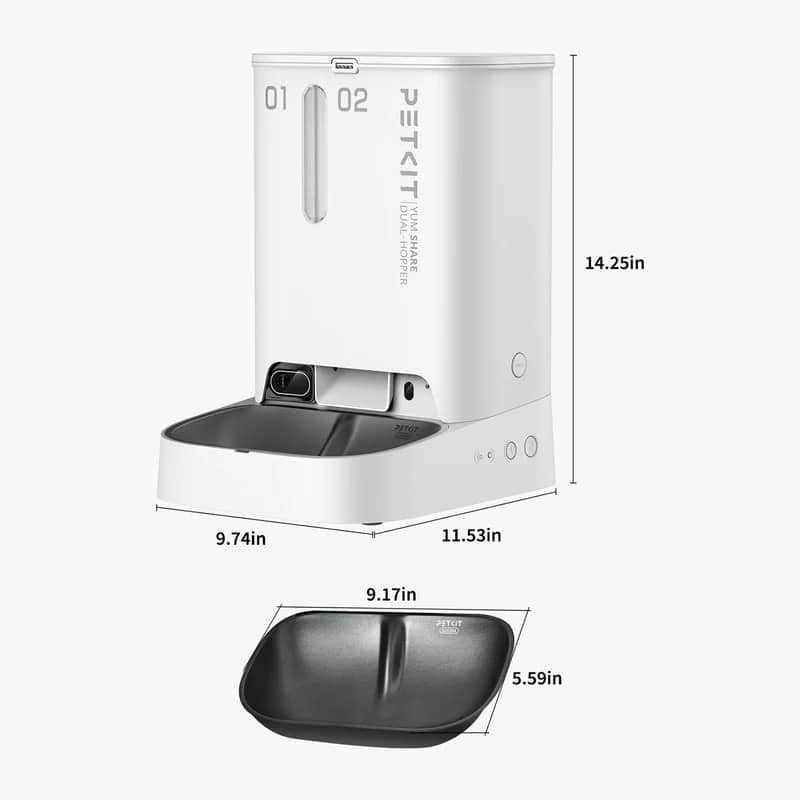 PETKIT YumShare Dual-hopper Automatic Pet Feeder with Camera_thumbnail_6