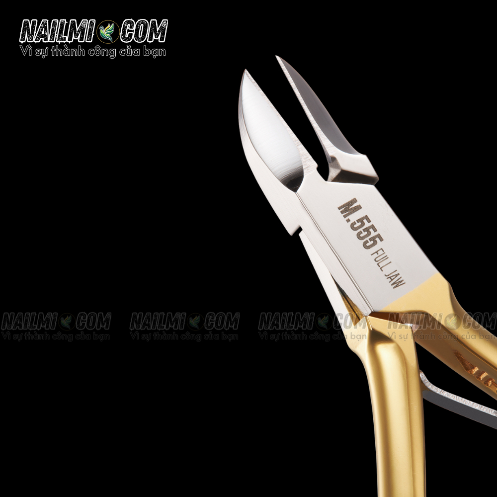 Kềm cắt móng Kềm Nghĩa thép chuyên dụng mạ vàng M.555 Thép carbon, an toàn cho người dùng_thumbnail_6
