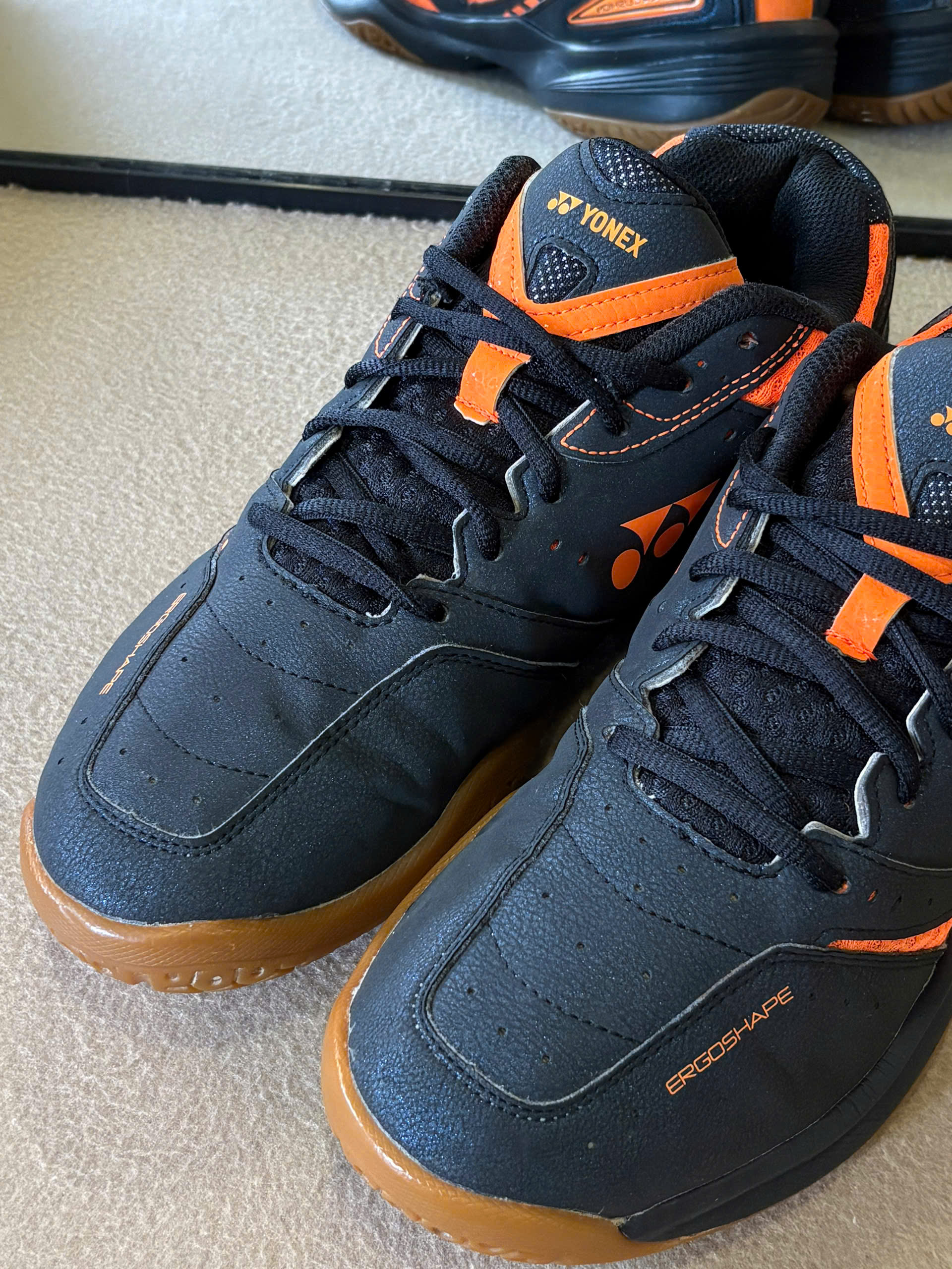 Yonex Badminton Shoes SHB-500CR - Black/Orange_thumbnail_4