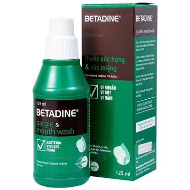 Betadine Gargle and Mouthwash thuốc súc họng, súc miệng