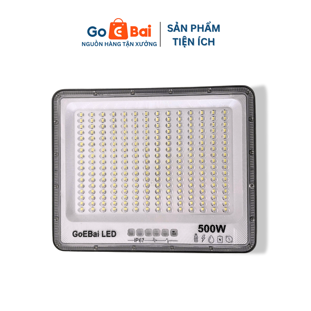 Đèn Pha Năng Lượng Mặt Trời 500W Mắt Ngọc - Goebai LED_thumbnail_1