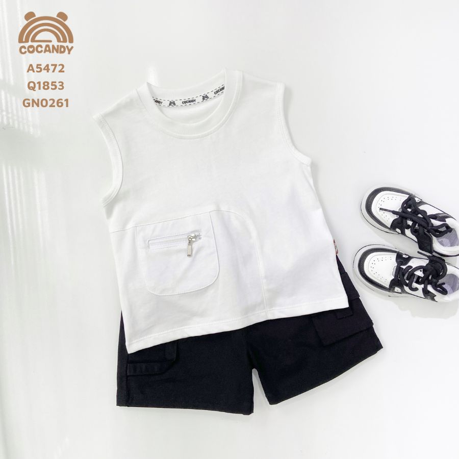 Áo sát nách TRẮNG 1 túi có khóa_thumbnail_2