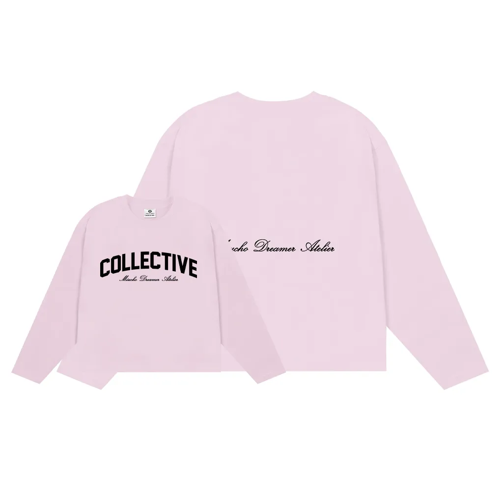 Áo phông boxy tay dài Miucho Club cotton 2 chiều thoáng mát in chữ COLLECTIVE 2679_thumbnail_14