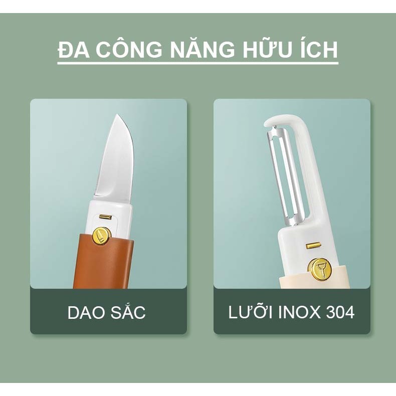 [RẺ VÔ ĐỊCH] Dao Gọt Hoa Quả Đa Năng 2in1 (Gọt & Nạo) Gọt Rau Quả Văn Phòng_thumbnail_3