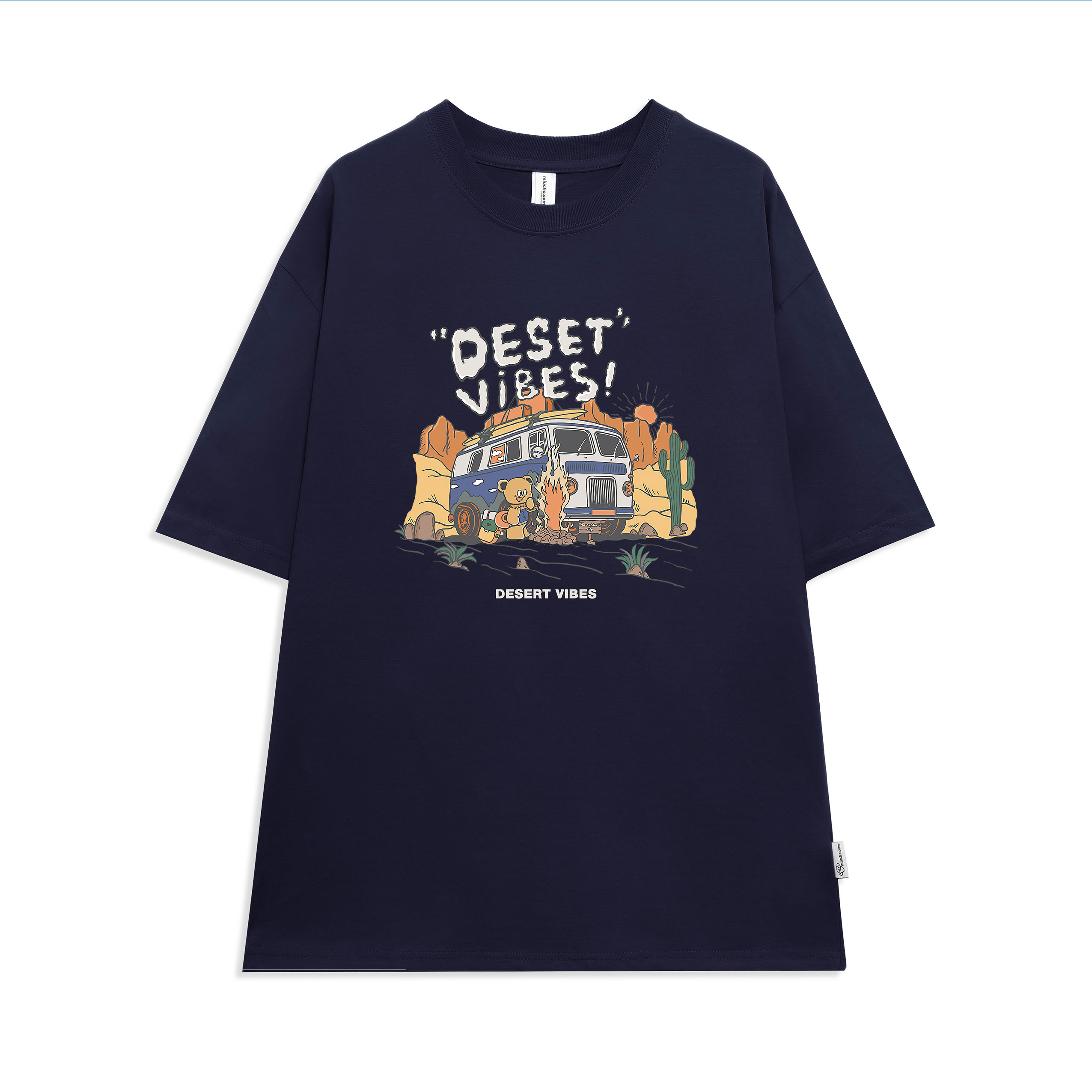 Áo thun nữ tay lỡ form rộng đẹp chất vải cotton mềm mại local brand Miucho AT298 in graphic_thumbnail_14