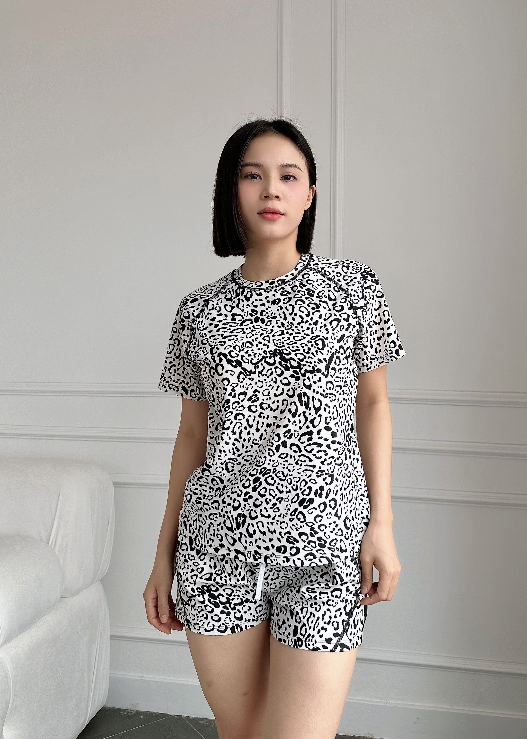 SET BỘ BƠI NỮ KÍN ĐÁO CÓ LÓT NGỰC, DA BÁO VẢI PE CO GIÃN 4 CHIỀU A23003 NARSIS CHẤT LIỆU THOÁNG M..._thumbnail_8