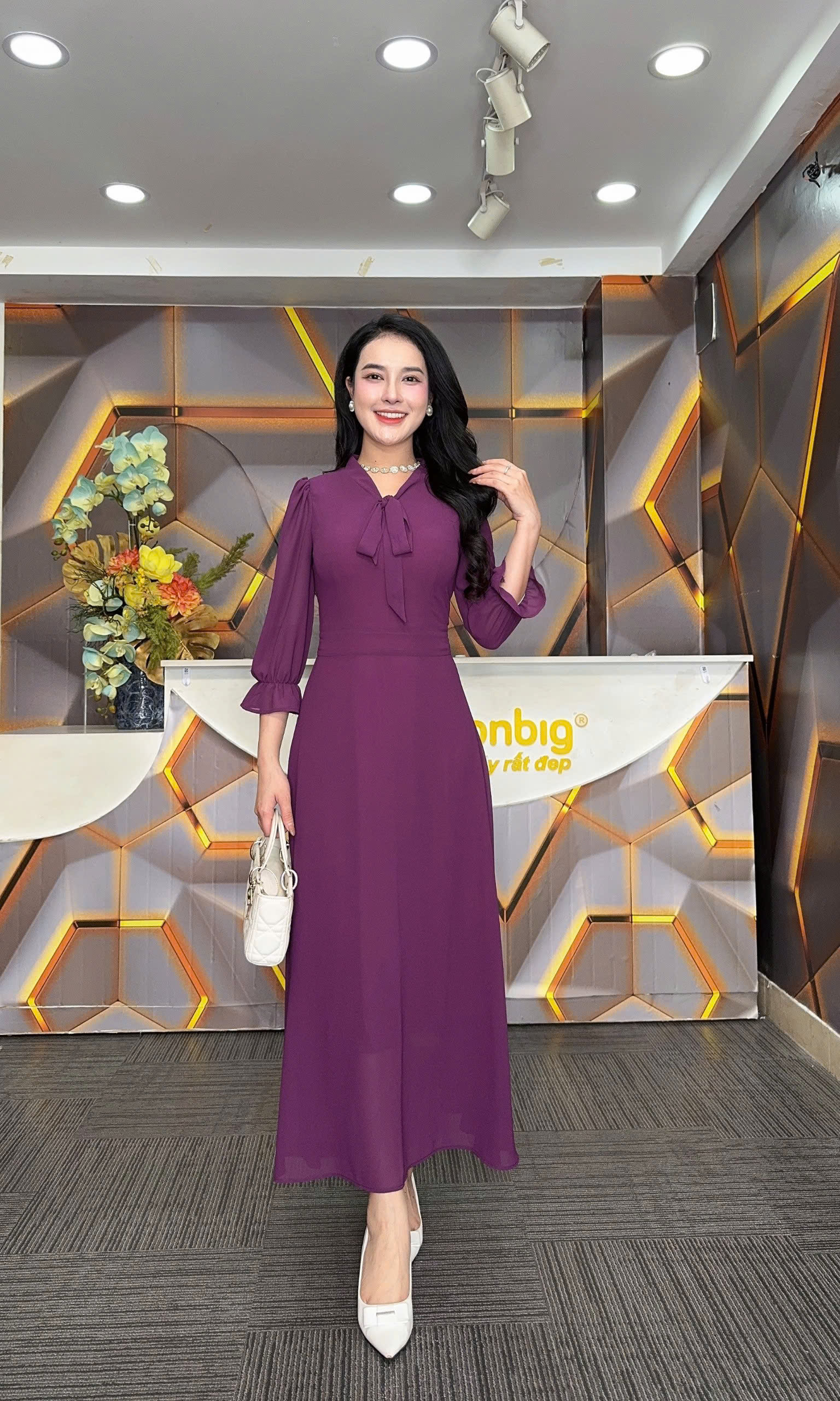 Đầm xòe - Y1814 - Thương hiệu Zonbig_thumbnail_1